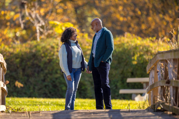 istock Couple in a Gorgeous Park 1444231986