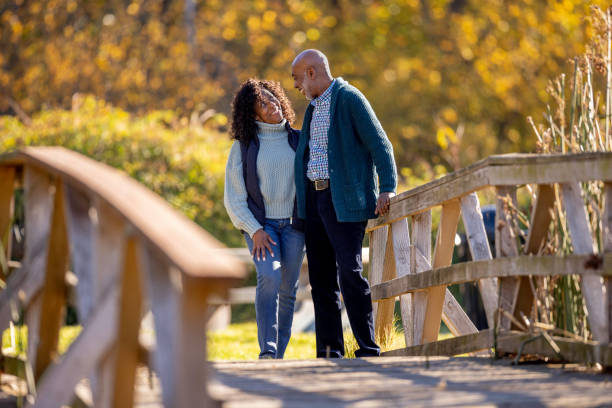 istock Couple in a Gorgeous Park 1444231987