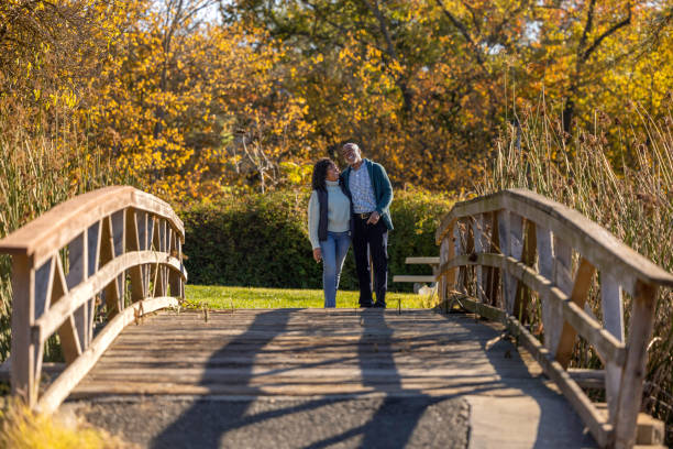 istock Couple in a Gorgeous Park 1444231989