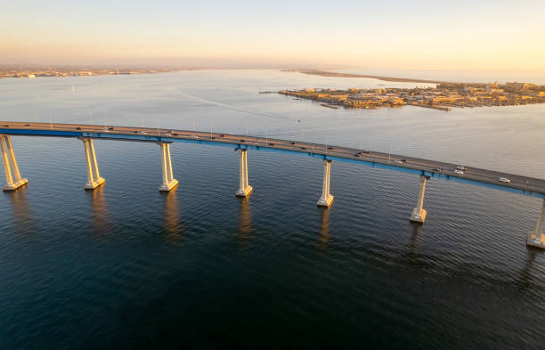 istock Coronado Bridge in San Diego during golden hour 1444239093