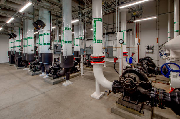 istock Row of Water Pumps 1444241424