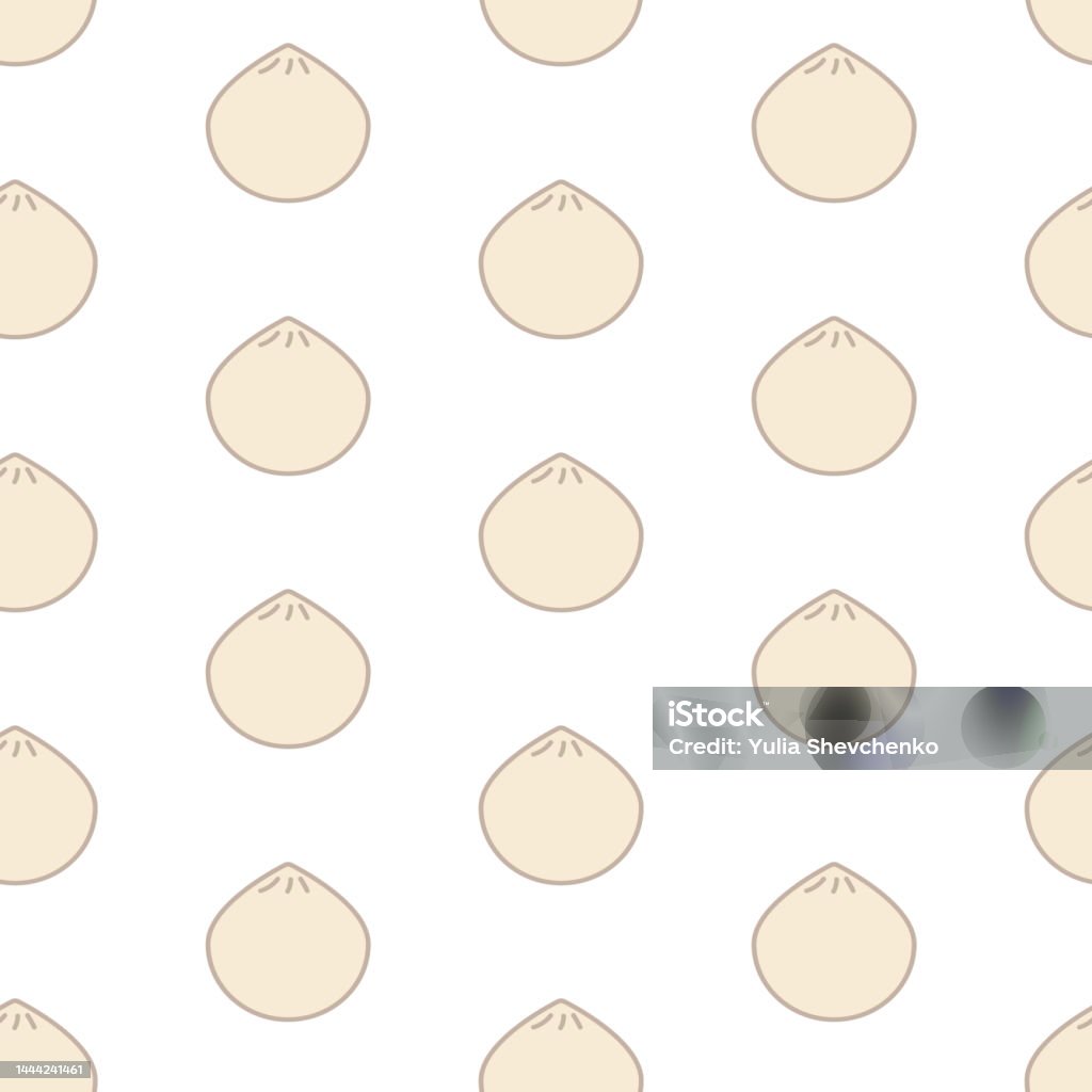Pattern Dim Sum Dim Sum Seamless Pattern Vector Stock Illustration - Download Image Now ...