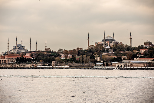 Istanbul seaside near Galata bridge