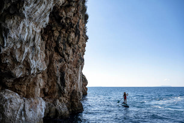 istock Paddle boarding in the Adriatic Sea 1444245333