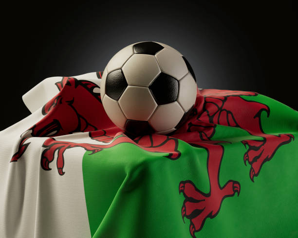 istock Soccer Ball And Wales Flag 1444246366