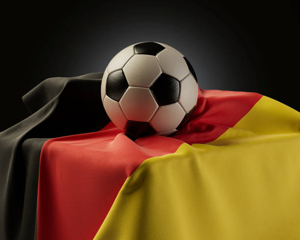 istock Soccer Ball And Germany Flag 1444247702
