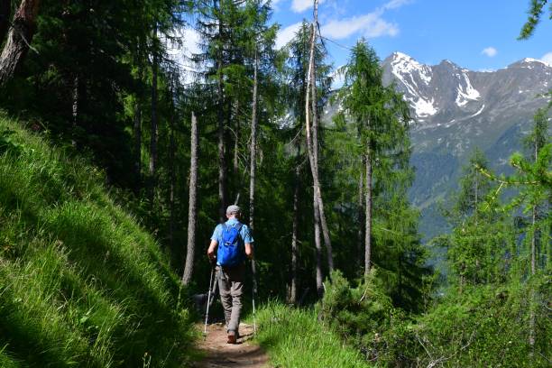 istock man hiking at Stubai Valley 1444248895
