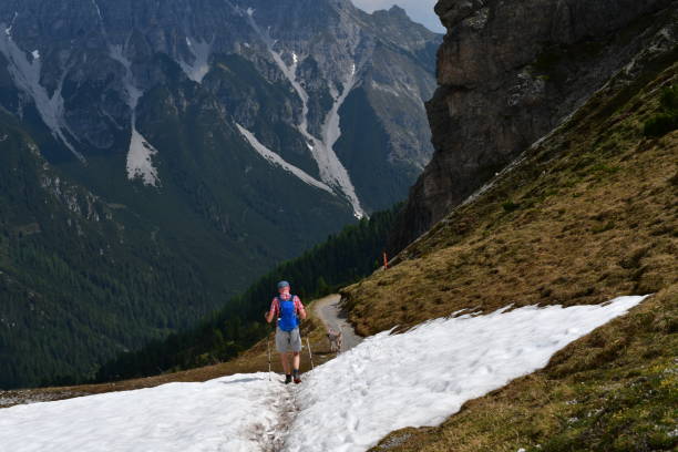 istock Man hiking at Stubai Valley in Tirol 1444252418
