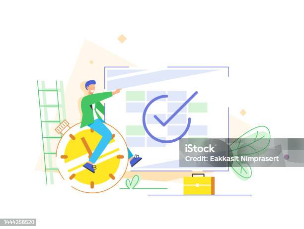 Finished Project Completed Work Stock Illustration - Download Image Now ...