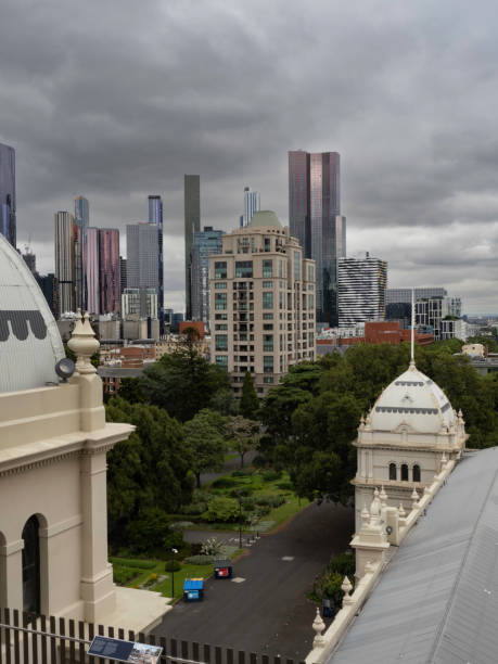 Melbourne skyline from the Royal Exhibition Building