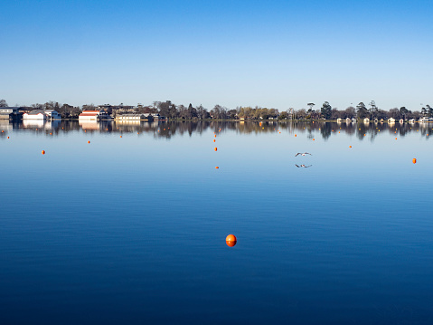 Beautiful Lake reflections on Lake Wendouree Ballarat