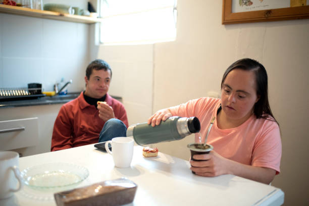 istock man and woman sharing domestic life 1444268609