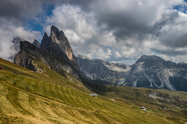 istock Mountain trail in Dolomites 1444272269