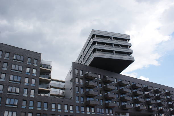 istock Low angle view of buildings against sky 1444279967