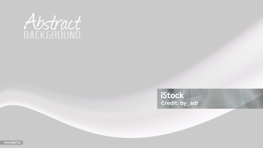 Basic Background Colorless Simple Colorless Wave On Gray Background Minimal Graphics Stock ...