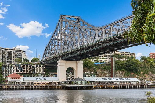 Story Bridge Brisbane River Howard Smith Wharves