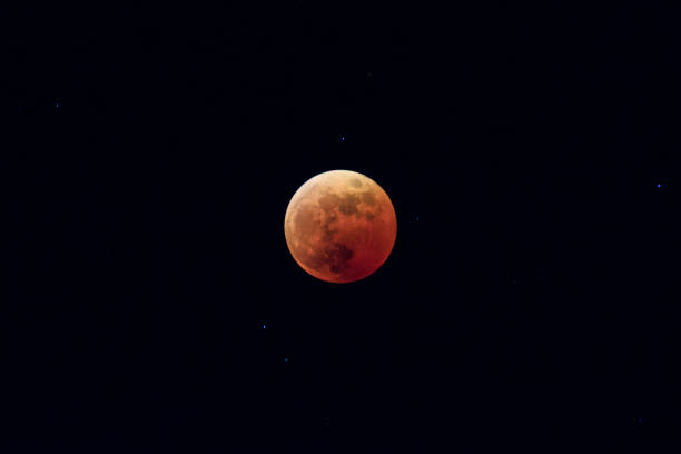 istock Waxing and waxing, shining moon in the night Total lunar eclipse Uranus eclipse 1444299388