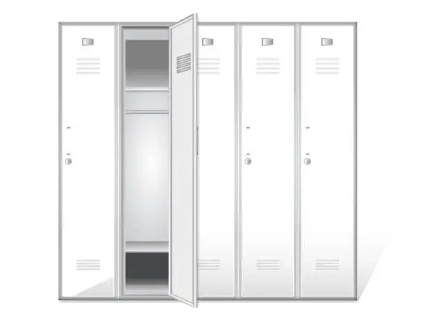 Vector illustration of locker 1