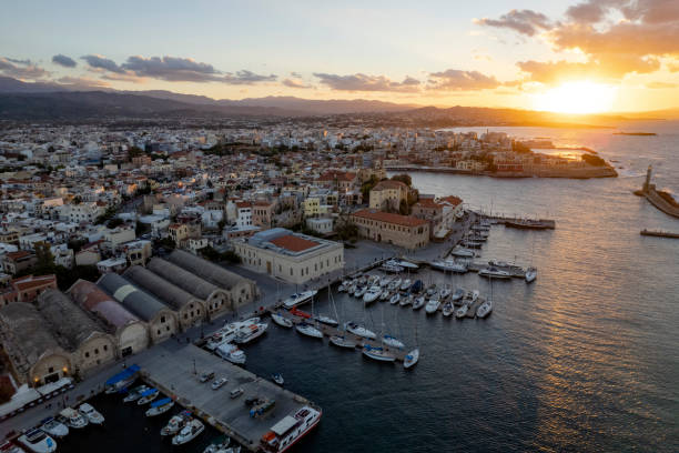 istock Old Town Chania, Crete 1444326315
