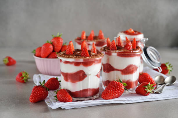 istock Strawberry dessert tiramisu 1444328317
