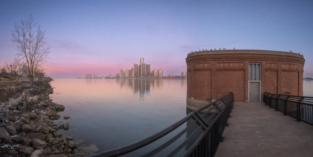 istock Detroit, Michigan - Skyline at Dawn 1444329618