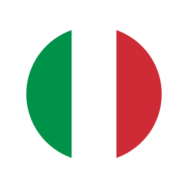 illustrazioni stock, clip art, cartoni animati e icone di tendenza di flay d'italia. - bandiera italiana