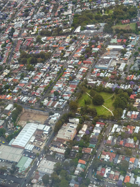 istock Aerial view over Sydney, Australia 1444340519