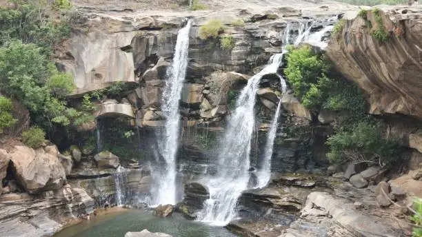 Photo of Amritdhara waterfall in Koriya district.
