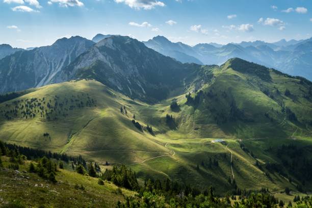istock Beautiful daytime view of a mountainous landscape 1444362705