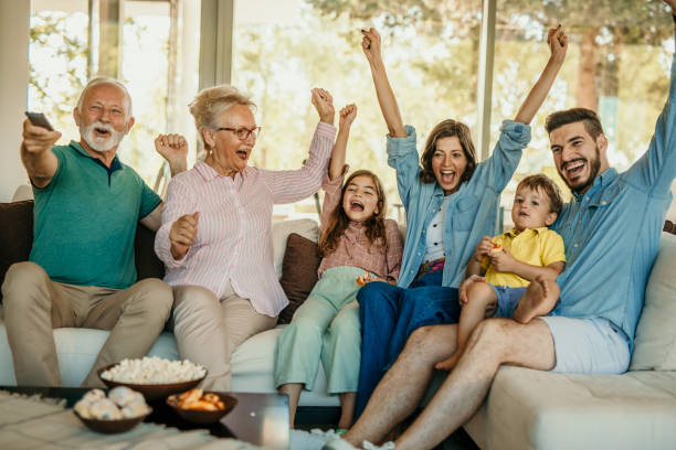 istock Movie family time 1444363300