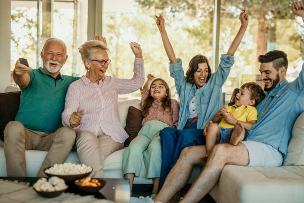 istock Movie family time 1444363572