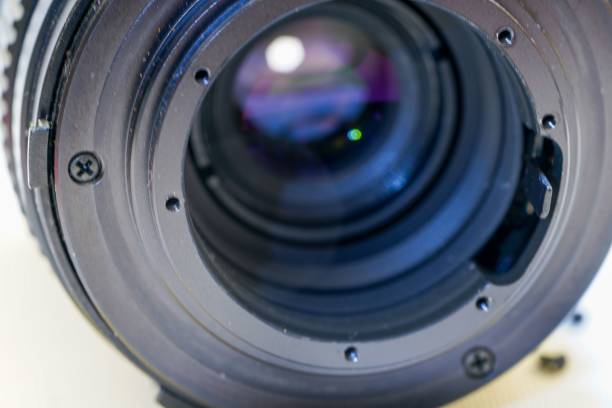 istock Macro shot of a camera lens 1444366976
