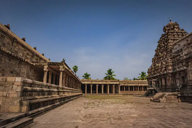 Shri Airavatesvara Temple is a Hindu temple located in Dharasuram, Kumbakonam, Tamil Nadu. It was built by Chola emperor Rajaraja-2.