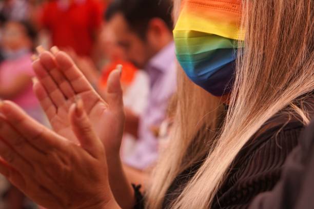 istock Gay proud LGBT applause 1444378425