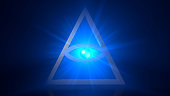 Mystical Eye of The Illuminati Triangle