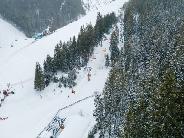 istock aerial view ski chair lift 1444394898