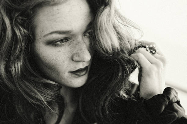 Beautiful emotional woman