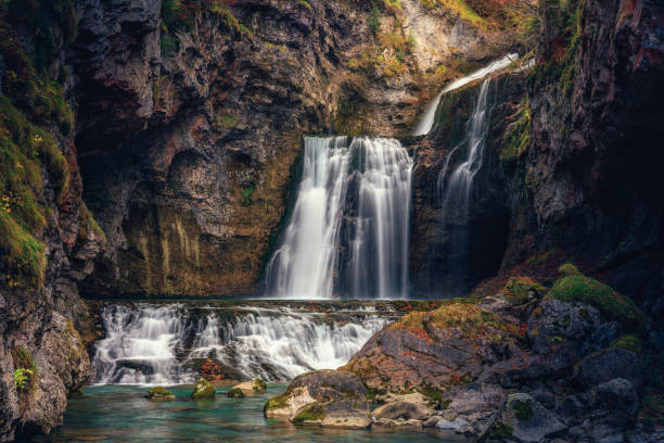istock WATERFALL IN ORDESA NATIONAL PARK, SPAIN 1444406010