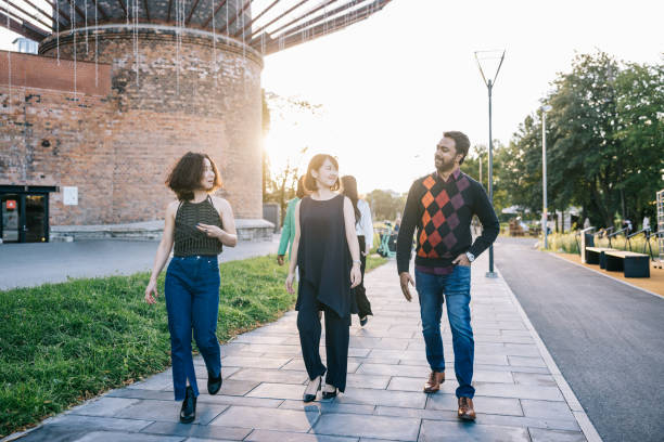 istock Business colleagues going for a nice lunch break together 1444407440