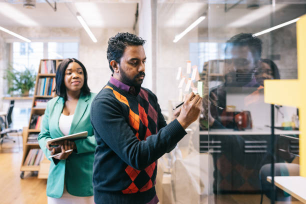 istock Business people working together at the office 1444407554