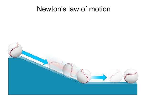 ilustrações de stock, clip art, desenhos animados e ícones de newton's law of motion - energia reativa