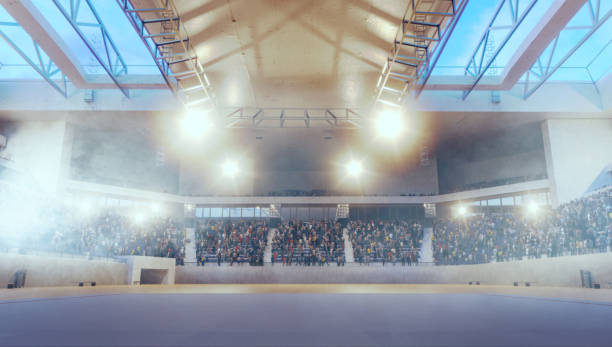 istock 3-D render of gymnastic stadium 1444422504