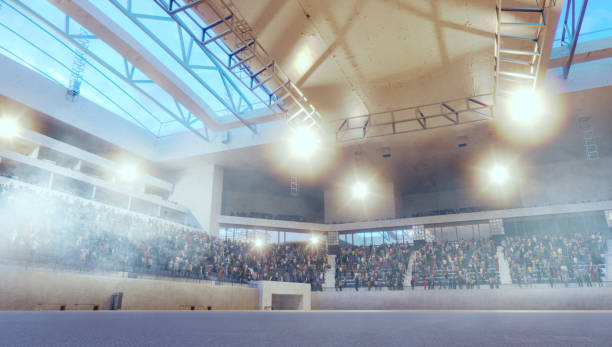3-D render of gymnastic stadium