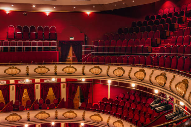 Elegant opera house. Theater and classical music performances.