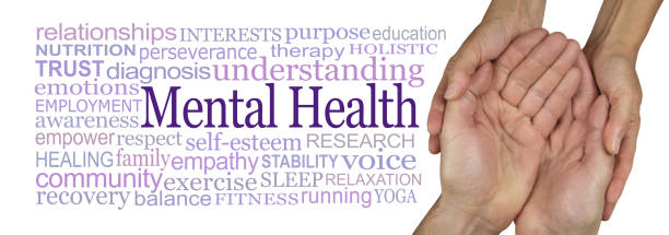 istock Words associated with Mental Health Awareness Word Cloud 1444423234