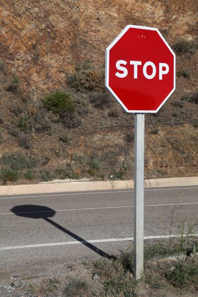 istock Stop sign in Europe 1444432951