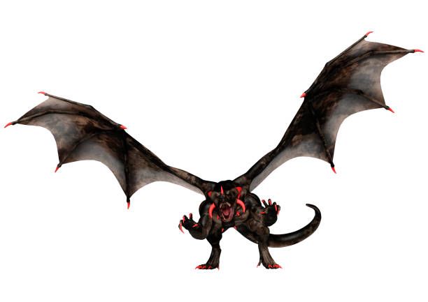 istock 3D Rendering Fairy Tale Dragon on White 1444434907