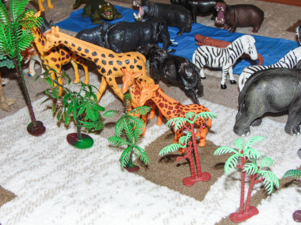 istock African toy animals placed on carpet by a child 1444437038