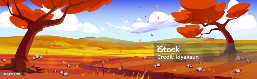Ilustración de Paisaje Natural De Otoño De Dibujos Animados Escena Rural De Otoño y más Vectores Libres de Derechos de Agua calma - iStock Ilustración de Paisaje Natural De Otoño De Dibujos Animados Escena Rural De Otoño y más Vectores Libres de Derechos de Agua calma - iStock