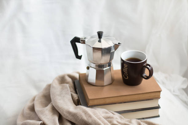 istock Good books and coffee, ideal for spending time indoors. 1444447743